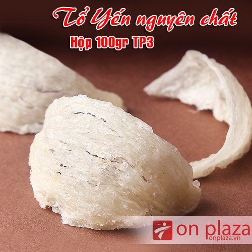 Tổ yến trắng Khánh Hòa sơ chế hộp 100g TP3