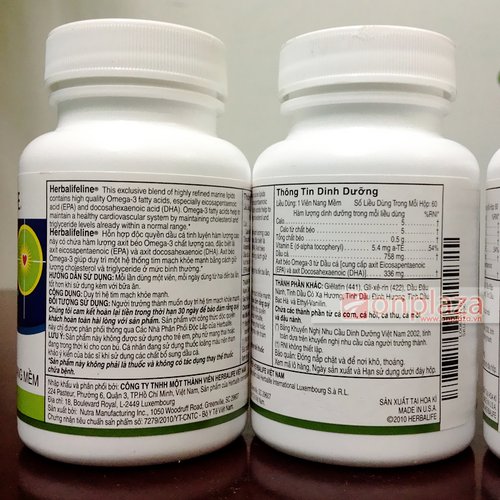 Herbalifeline - Hỗn hợp dầu cá Omega 3,6,9 hỗ trợ tim mạch H010 2