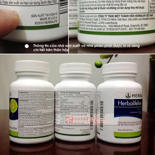 Herbalifeline - Hỗn hợp dầu cá Omega 3,6,9 hỗ trợ tim mạch H010 3